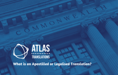 Apostilled and Legalised Translation